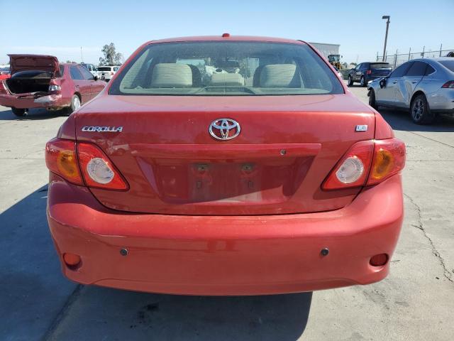 JTDBL40E999028665 - 2009 TOYOTA COROLLA BASE RED photo 6