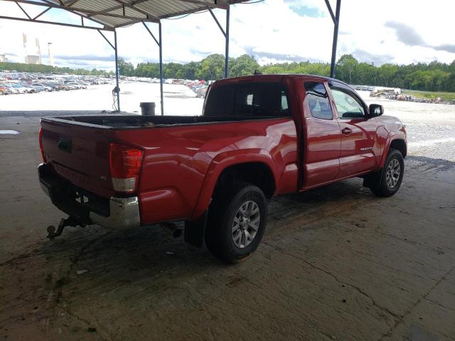 5TFSZ5AN5HX074474 - 2017 TOYOTA TACOMA ACCESS CAB წითელი ფოტო 3