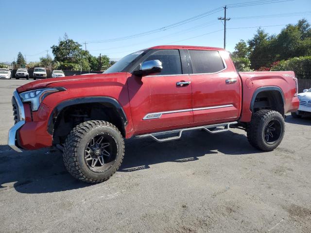 5TFMA5DBXNX004885 - 2022 TOYOTA TUNDRA CREWMAX PLATINUM წითელი ფოტო 1