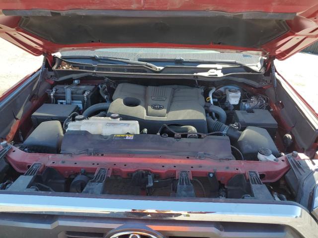 5TFMA5DBXNX004885 - 2022 TOYOTA TUNDRA CREWMAX PLATINUM წითელი ფოტო 11