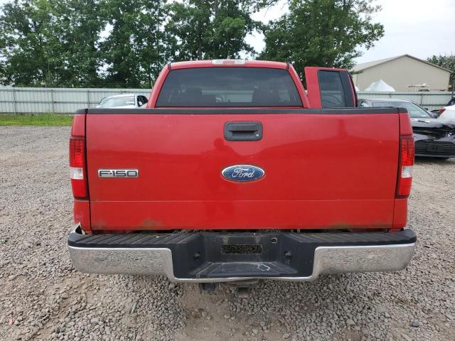 1FTPX12506FA68720 - 2006 FORD F150 RED photo 6