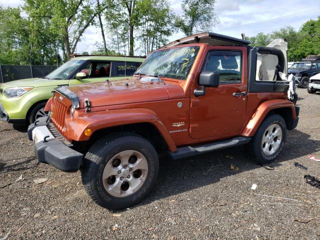 1C4AJWBG4EL248174 - 2014 JEEP WRANGLER SAHARA ORANGE photo 1