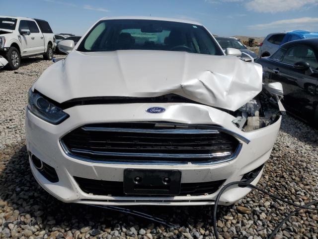 3FA6P0LU2ER276178 - 2014 FORD FUSION SE HYBRID WHITE photo 5