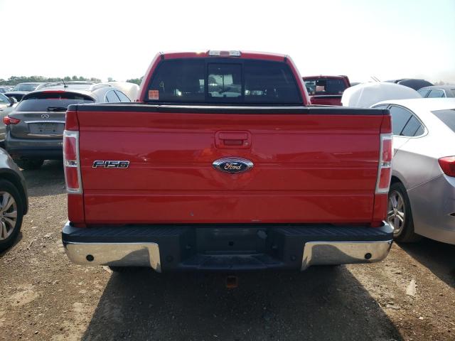 1FTPW14V59KB83308 - 2009 FORD F150 SUPERCREW RED photo 6