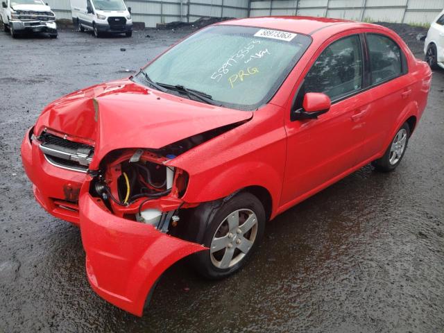 KL1TD5DE7BB116265 - 2011 CHEVROLET AVEO LS 红色 照片 1
