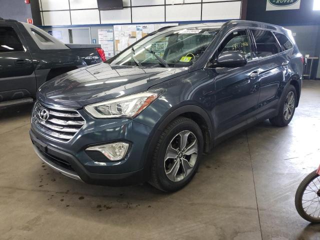 KM8SMDHF2GU163146 - 2016 HYUNDAI SANTA FE SE BLUE photo 2