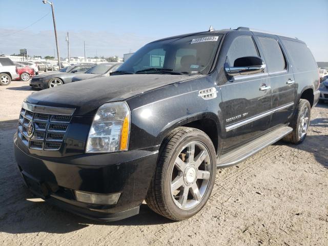 1GYS4HEFXDR313528 - 2013 CADILLAC ESCALADE ESV LUXURY BLACK photo 1