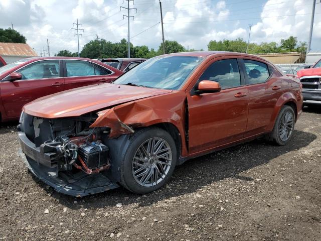 1C3CDZEG1CN198420 - 2012 DODGE AVENGER SXT ORANGE photo 1