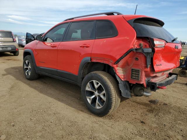 1C4PJMBS1HW639272 - 2017 JEEP CHEROKEE TRAILHAWK RED photo 2