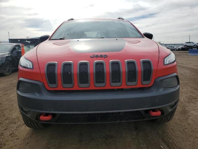 1C4PJMBS1HW639272 - 2017 JEEP CHEROKEE TRAILHAWK RED photo 5
