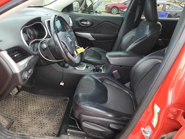 1C4PJMBS1HW639272 - 2017 JEEP CHEROKEE TRAILHAWK RED photo 7