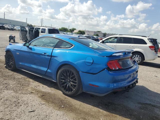 1FA6P8CF9L5129422 - 2020 FORD MUSTANG GT BLUE photo 2