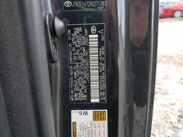 JTKDE167280271787 - 2008 TOYOTA SCION TC Qara foto 12