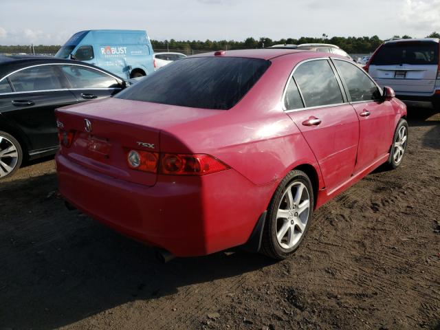 JH4CL96815C009235 - 2005 ACURA TSX RED photo 4