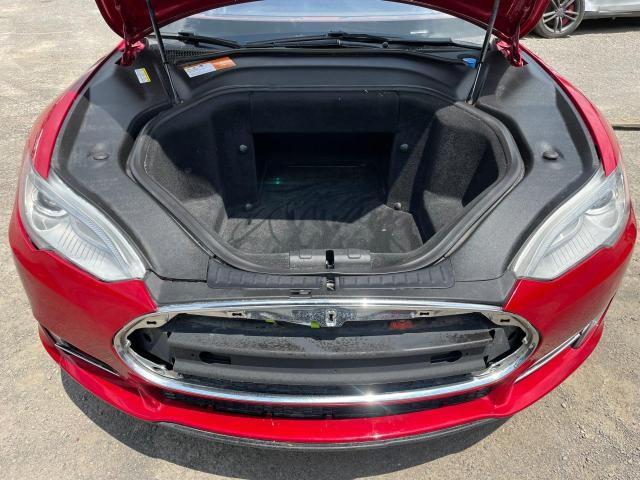 5YJSA1H16EFP28603 - 2014 TESLA MODEL S Կարմիր լուսանկար 7