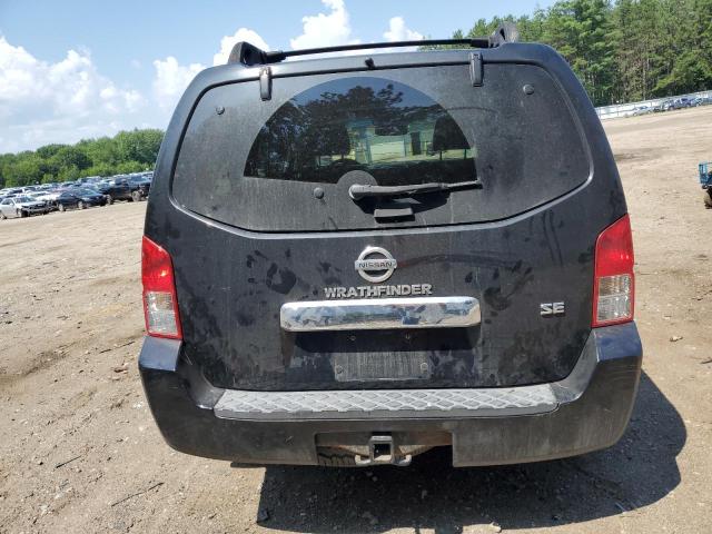 5N1AR18W66C666792 - 2006 NISSAN PATHFINDER LE BLACK photo 6