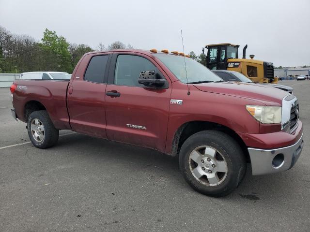5TFBV54137X002708 - 2007 TOYOTA TUNDRA DOUBLE CAB SR5 BURGUNDY photo 4