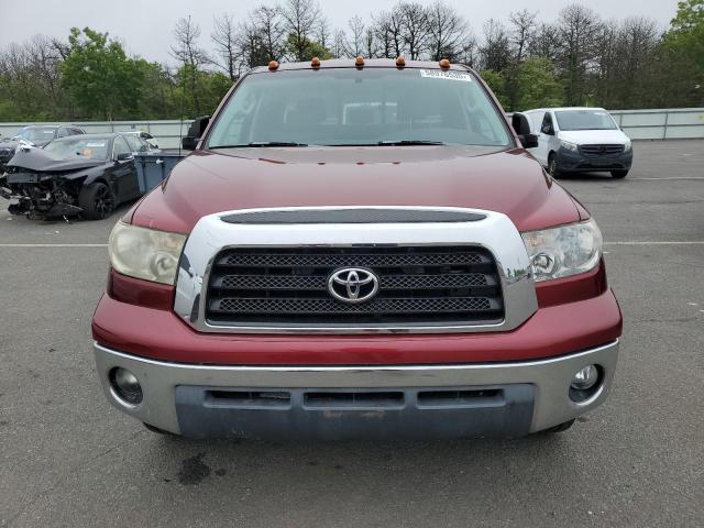 5TFBV54137X002708 - 2007 TOYOTA TUNDRA DOUBLE CAB SR5 BURGUNDY photo 5