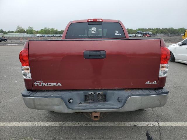 5TFBV54137X002708 - 2007 TOYOTA TUNDRA DOUBLE CAB SR5 BURGUNDY photo 6