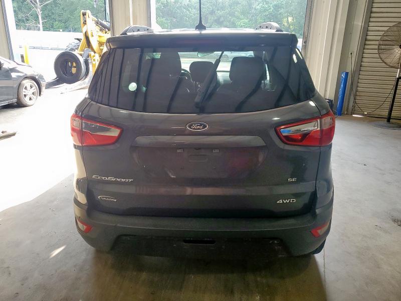 MAJ6S3GL9LC344649 - 2020 FORD ECOSPORT SE ნაცრისფერი ფოტო 6