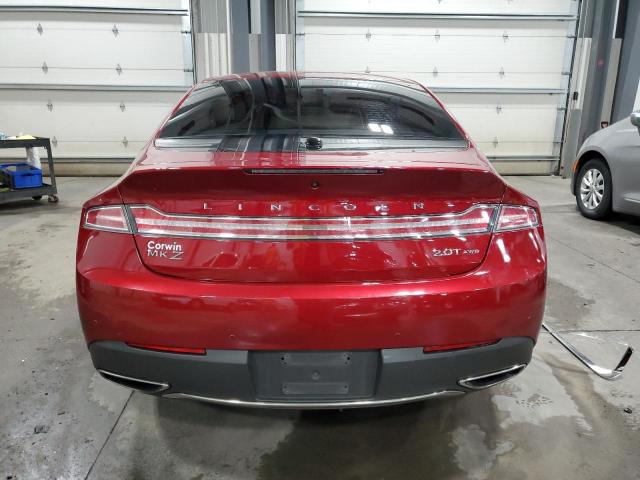 3LN6L5F94HR631815 - 2017 LINCOLN MKZ RESERVE წითელი ფოტო 6