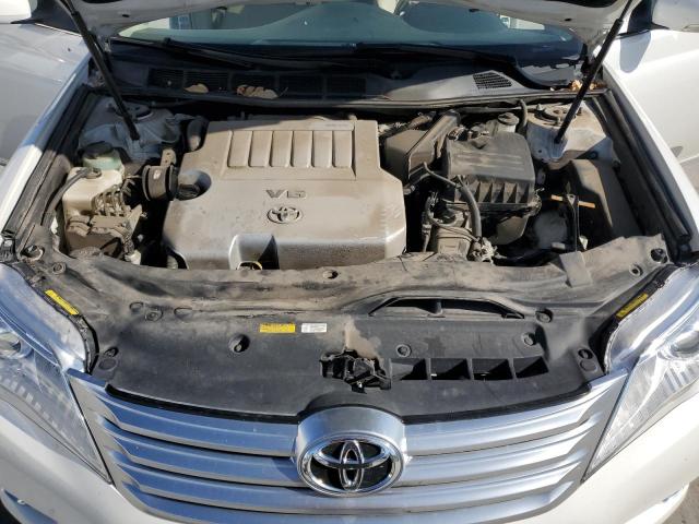 4T1BK3DB7BU375911 - 2011 TOYOTA AVALON BASE WHITE photo 11