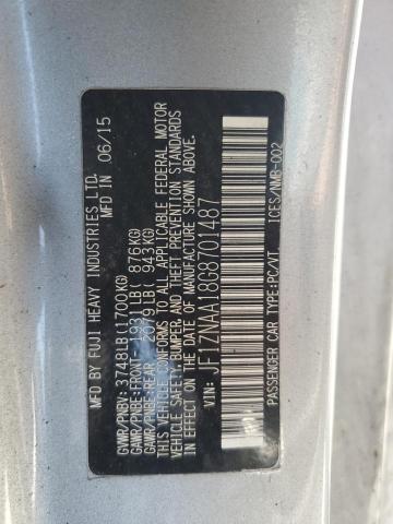 JF1ZNAA18G8701487 - 2016 TOYOTA SCION FR-S 银色 照片 12