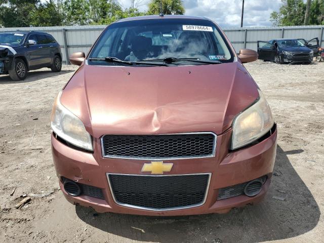 KL1TD6DE2BB238361 - 2011 CHEVROLET AVEO LS BROWN photo 5