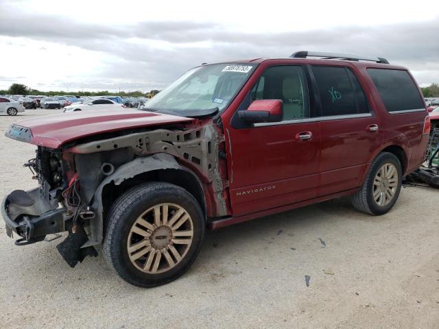 5LMJJ2H54EEL08739 - 2014 LINCOLN NAVIGATOR 红色 照片 1