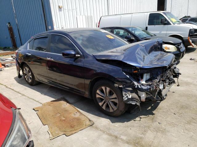 1HGCR2F30FA200154 - 2015 HONDA ACCORD LX BLUE photo 4