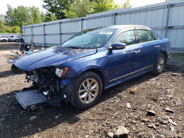 1VWAT7A36GC045043 - 2016 VOLKSWAGEN PASSAT S BLUE photo 1