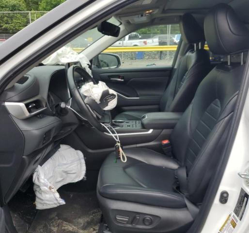 5TDGZRBH9NS564231 - 2022 TOYOTA HIGHLANDER XLE WHITE photo 7