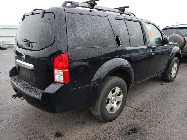 5N1AR1NB7CC619753 - 2012 NISSAN PATHFINDER S BLACK photo 3