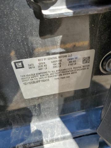 1G11C5SL9FF156410 - 2015 CHEVROLET MALIBU 1LT 灰色 照片 12