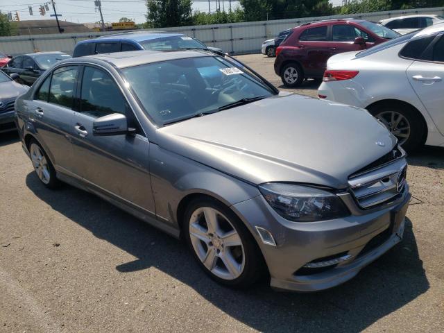 WDDGF8BB4BR155147 - 2011 MERCEDES-BENZ C 300 4MATIC GRAY photo 4