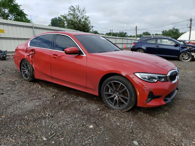 3MW5R7J00M8B95285 - 2021 BMW 330XI RED photo 4