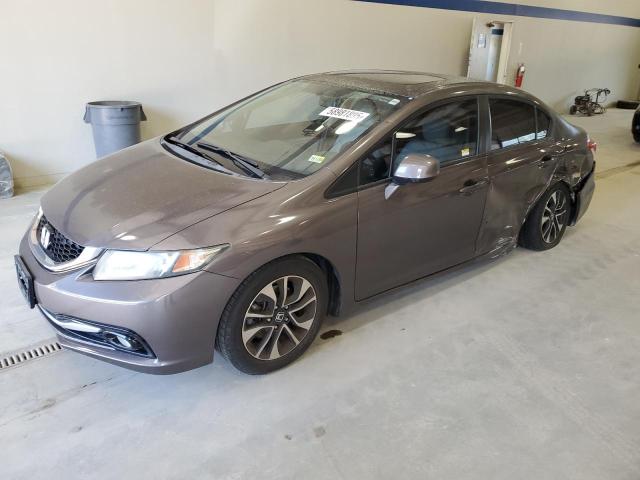 2HGFB2F94DH554974 - 2013 HONDA CIVIC EXL GRAY photo 1