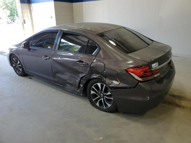 2HGFB2F94DH554974 - 2013 HONDA CIVIC EXL GRAY photo 2