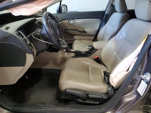2HGFB2F94DH554974 - 2013 HONDA CIVIC EXL GRAY photo 7