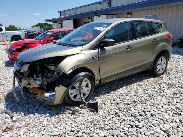 1FMCU0F78EUA99779 - 2014 FORD ESCAPE S GREEN photo 1