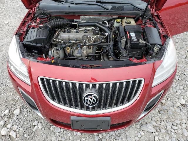 2G4GV5GV0D9198892 - 2013 BUICK REGAL GS Қызыл фото 11