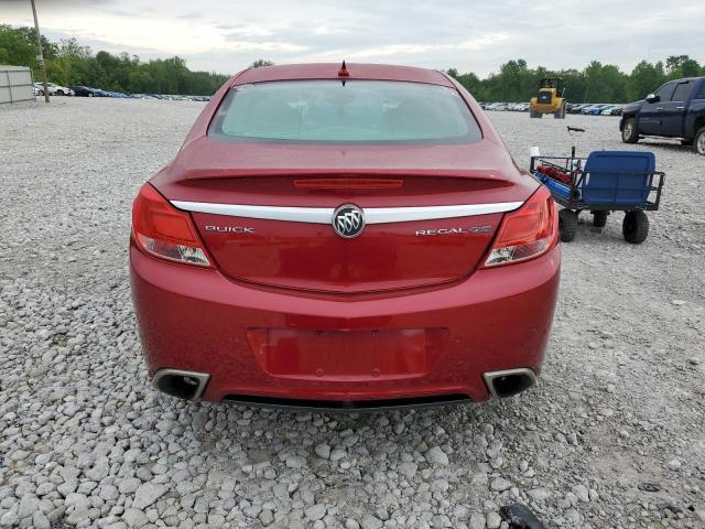 2G4GV5GV0D9198892 - 2013 BUICK REGAL GS Қызыл фото 6