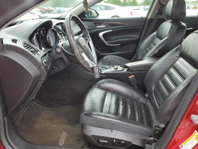 2G4GV5GV0D9198892 - 2013 BUICK REGAL GS Қызыл фото 7