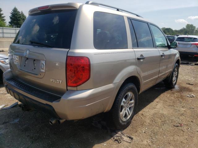 2HKYF18534H569652 - 2004 HONDA PILOT EXL TAN photo 3