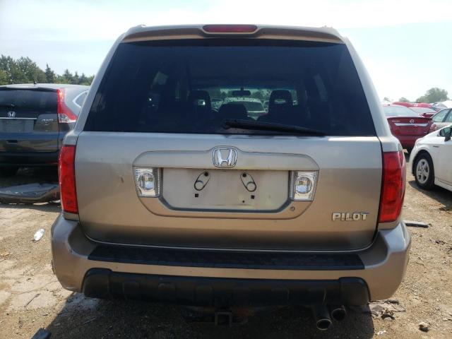 2HKYF18534H569652 - 2004 HONDA PILOT EXL TAN photo 6