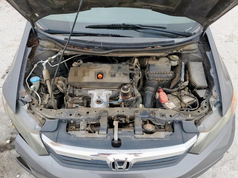 2HGFB2F99CH579495 - 2012 HONDA CIVIC EXL GRAY photo 11
