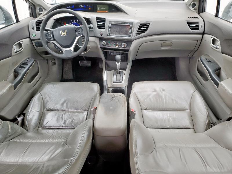 2HGFB2F99CH579495 - 2012 HONDA CIVIC EXL GRAY photo 8
