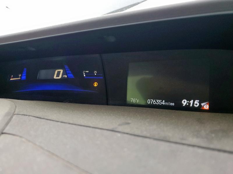 2HGFB2F99CH579495 - 2012 HONDA CIVIC EXL GRAY photo 9