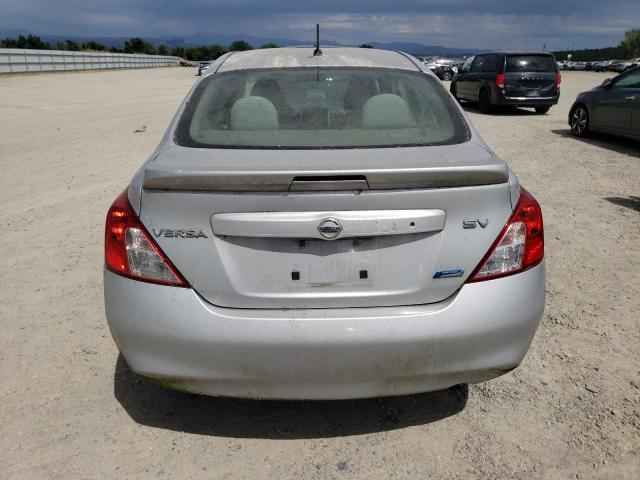 3N1CN7AP1EK444865 - 2014 NISSAN VERSA S SILVER photo 6