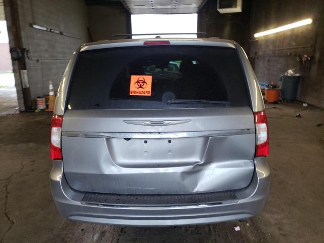 2C4RC1BG3DR713243 - 2013 CHRYSLER TOWN & COU TOURING SILVER photo 6